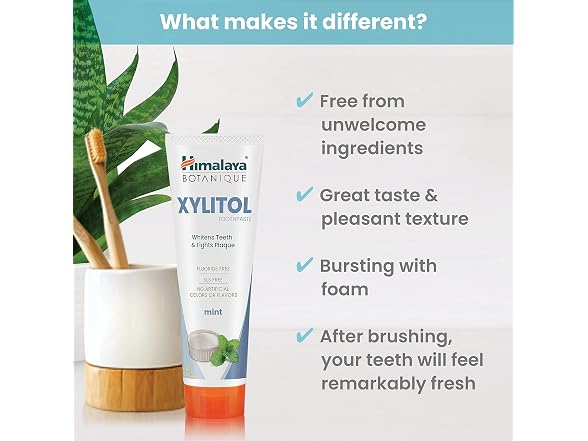 Himalaya Botanique Xylitol Toothpaste Mint 4oz