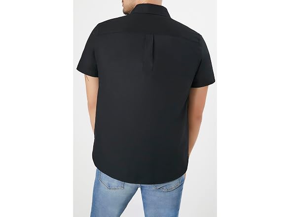 Forever 21 (L) Short-Sleeve Oxford Shirt