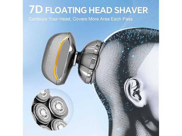 7D Head Shaver for Bald Men