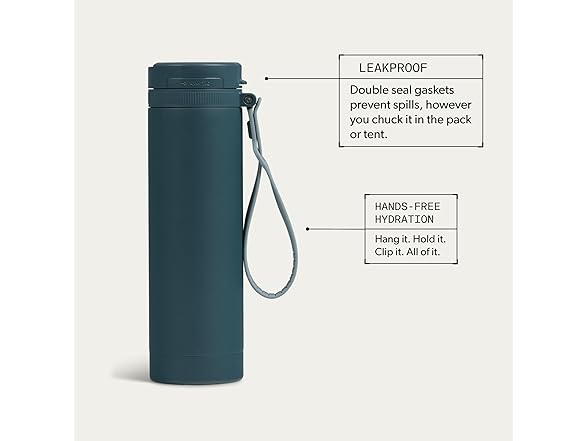 Dometic 22oz Insulated Sip Bottle - Ocean