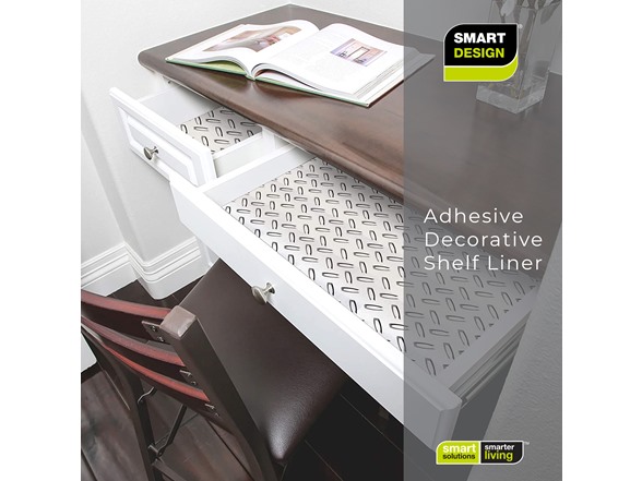 Smart Design Metallic Shelf Liner