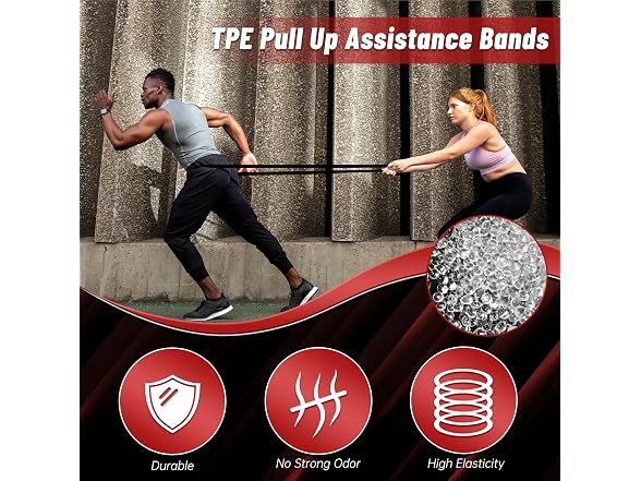 Jamestry 5Pcs Resistance Bands