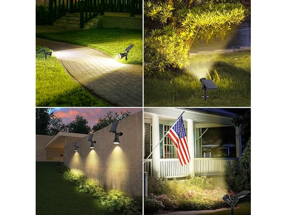 Bosceos B0G5Z37GFK 12 Pack Solar Spot Lights Outdoor