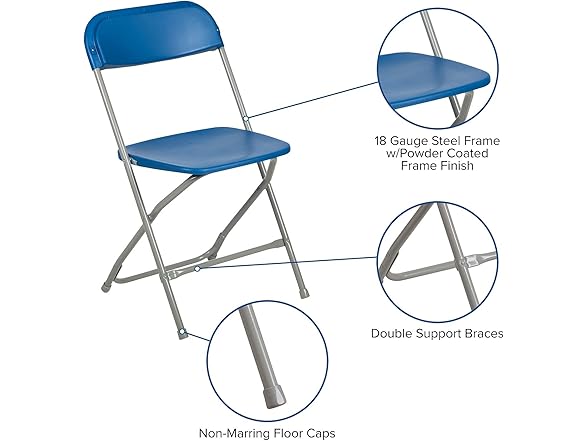 Hercules Series Plastic Folding Chair