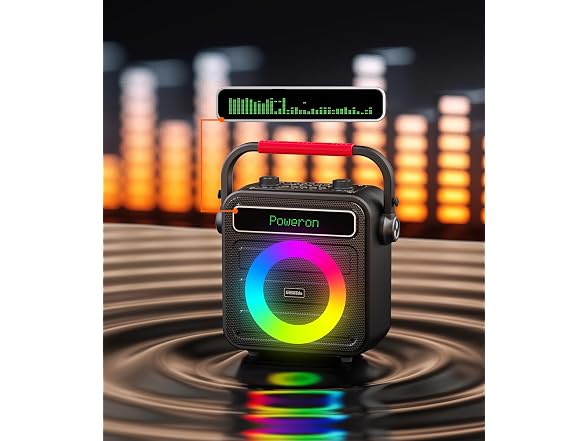 Gesnada Karaoke Machine 2 Wireless Mics