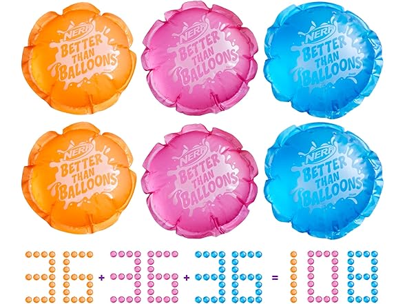 NERF Water Pods 108ct
