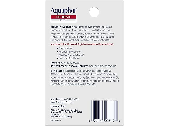Aquaphor Lip Repair Stick
