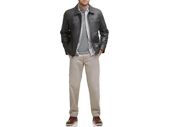 Grey W. Chest Zip