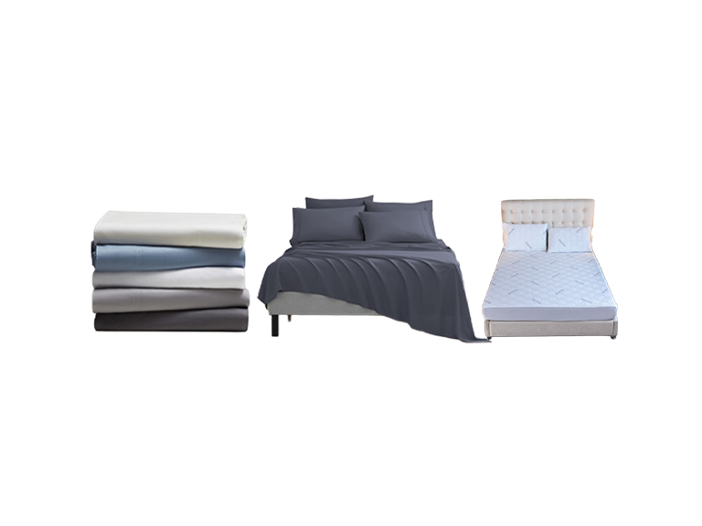 Bamboo 4 Piece 1800 Count Luxury 3-Line Embroidered Sheet Sets