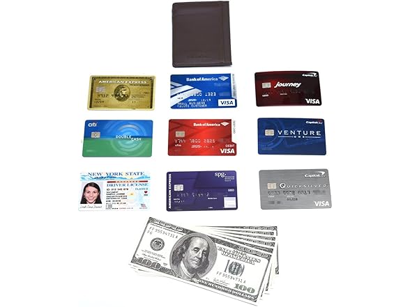 KALMORE Unisex-Adult's Credit Card Holder Leather