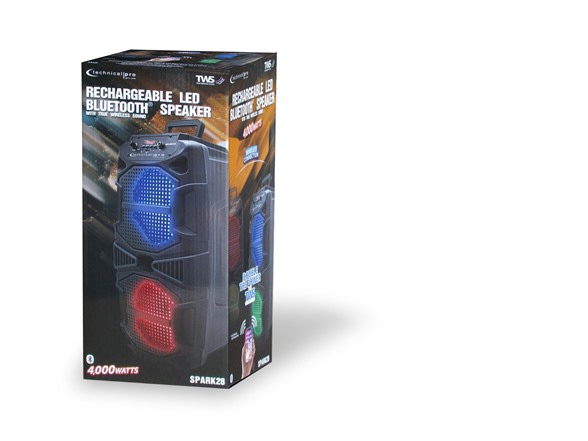 Portable dual 8'' Bluetooth Speaker