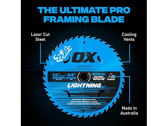 OX OX Pro 12 in 44-Tooth Carbide Circular