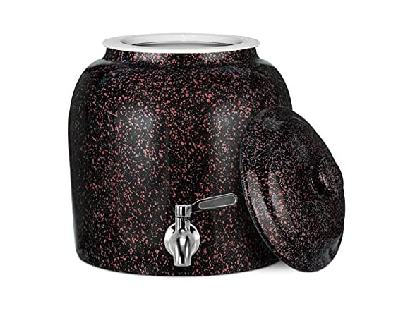 Geo Sports Porcelain Ceramic Crock