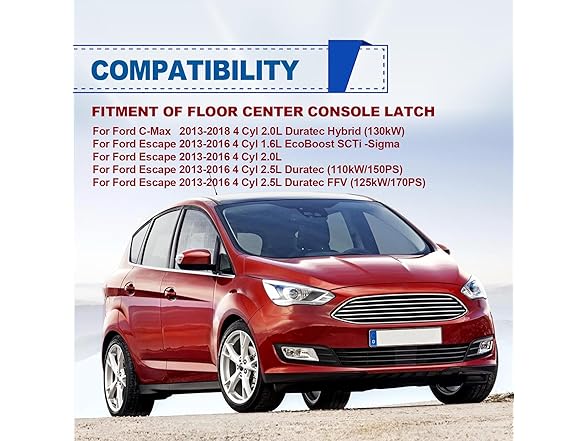 Console Armrest Latch Escape CJ5Z