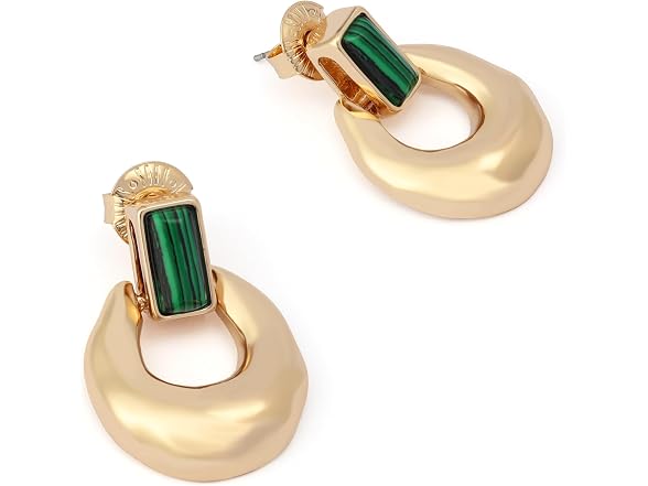 Robert Lee Morris Women's Malachite Earrings