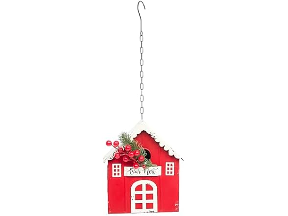 Alpine Corporation Hanging Barn Birdhouse