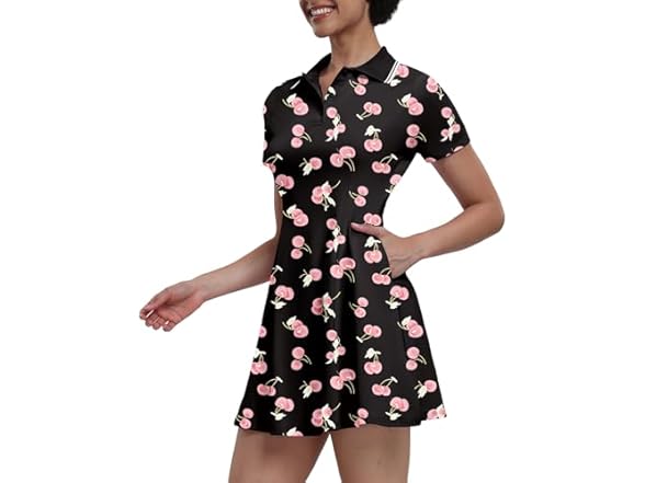 Ggov Women Tennis Dresses Golf Dress Short Shorts
