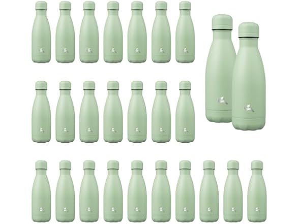 Konokyo 24 Pack 12 oz Insulated Stainless Steel Water Bottle