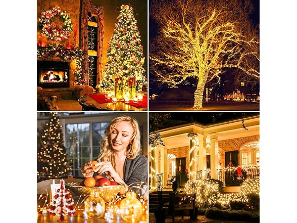 BesLowe 288FT 800LED Solar Fairy Lights