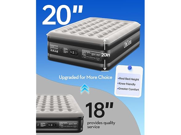 OhGeni Raised Air Mattress