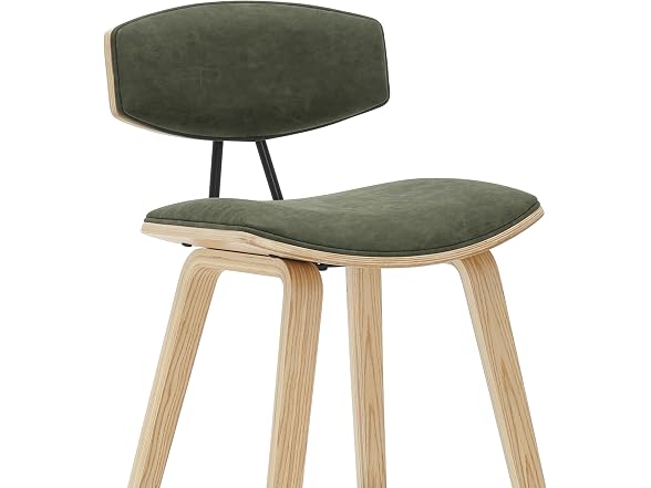 Armen Living Fox Bar Height Bar Stool, Set of 4