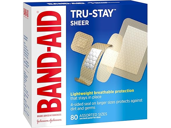 Band-Aid Brand Tru-Stay Bandages