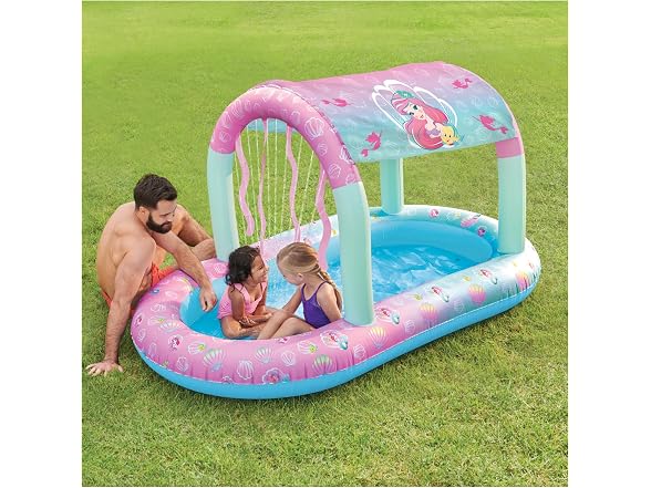 SwimWays Ariel Water Castle Inflatable Pool