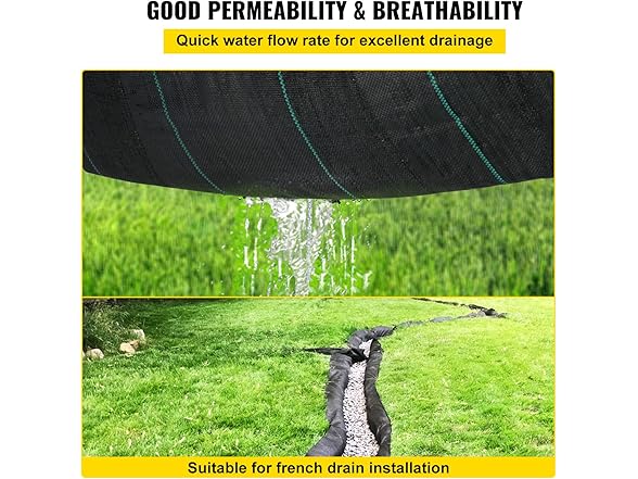 VEVOR Geotextile Fabric Barrier
