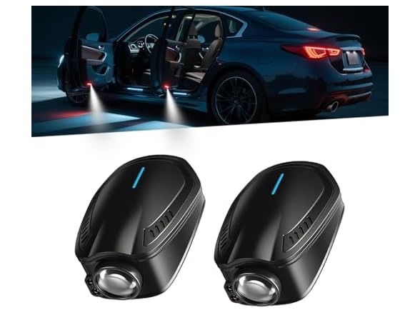 DZJJHK DZJJHK 2PCS Car Door Lights Logo Proje