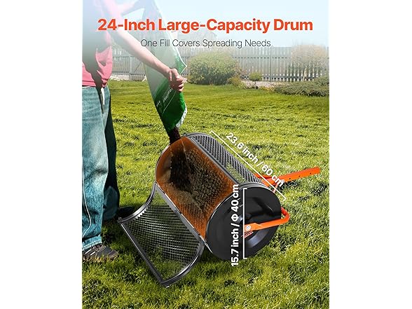 VEVOR Compost Spreader and Peat Moss Spreader