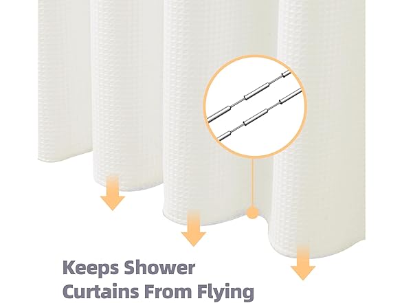 LaCyan 3 in1 Waterproof Shower Curtain