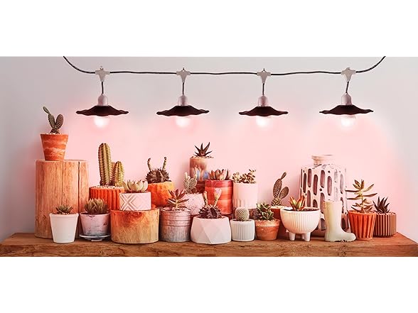 Grow Light 4-Socket Black Red 4KK