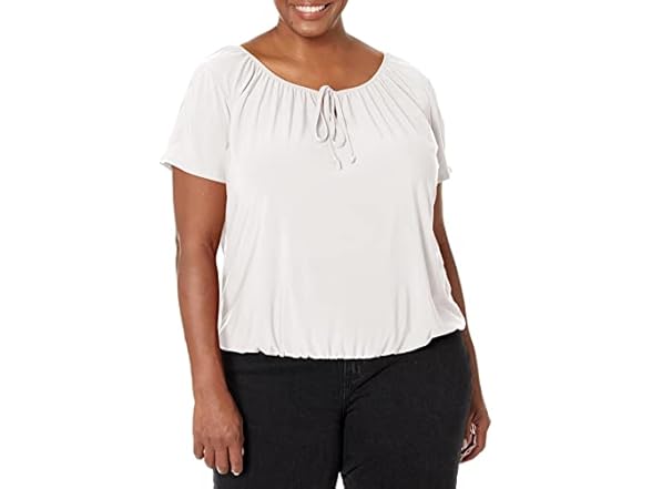 Star Vixen Women's Ivory Peasant Top (M)