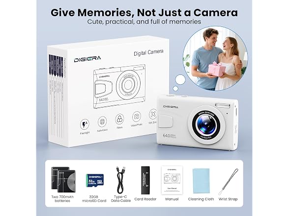 DIGIERA C2D 4K Digital Camera 64MP Zoom