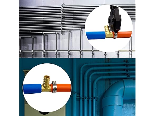 3/8" PEX Cinch Clamp Rings 100 Pack