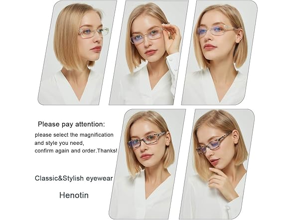 10 Pack Blue Light Block Reading Glasses