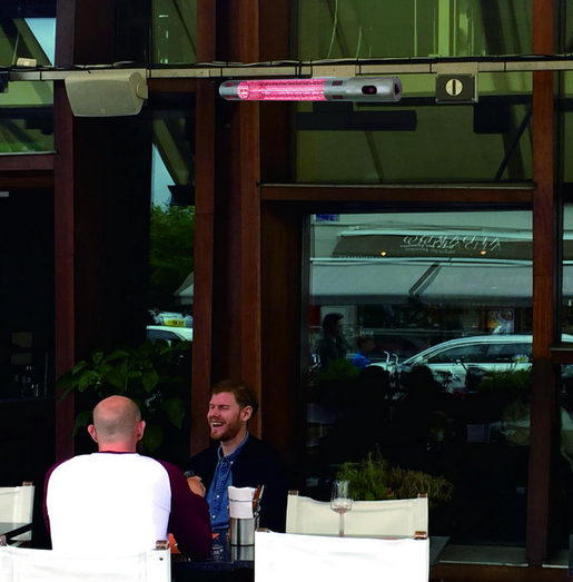 Westinghouse Patio Heater Wall Mounted Silver - Gallery 8