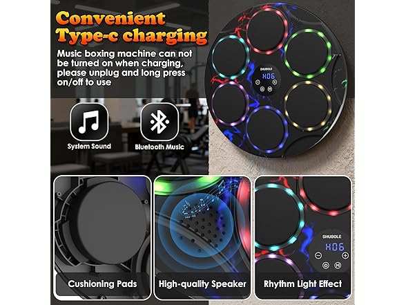 Music Boxing Machine with Gloves