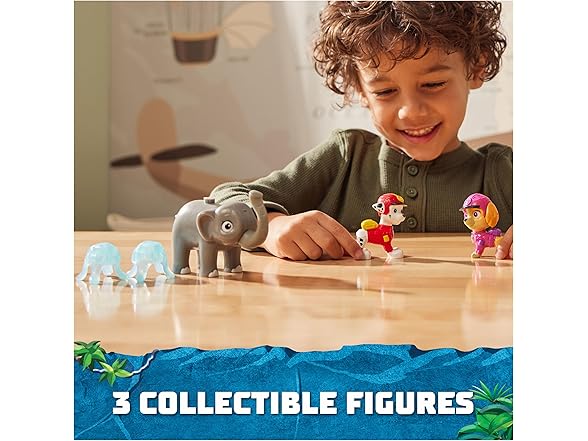 Paw Patrol: Jungle Pups Marshall, Skye & Elephant