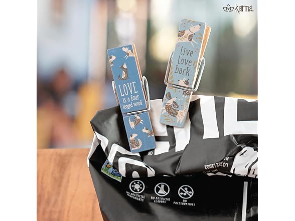 Karma Tile Floral Chip Clips