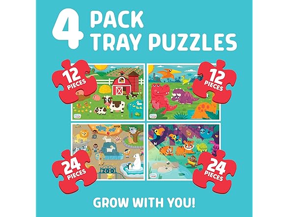 Chuckle & Roar - Multi Pack Jigsaw Puzzles for Kids
