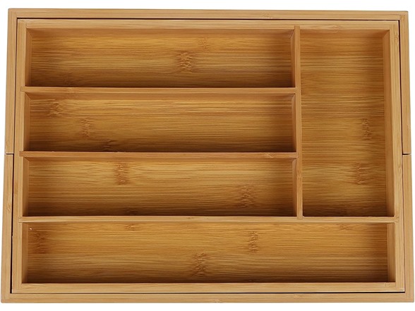 Bamboo Expandable Drawer Organizer