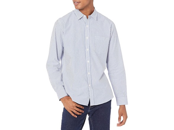 Blue White Vertical Stripe