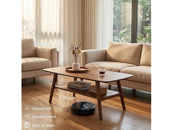 Bamskov Bamskov Mid Century Modern Coffee Table: