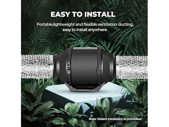 Simple Deluxe 14 Inch 25 Feet Ducting