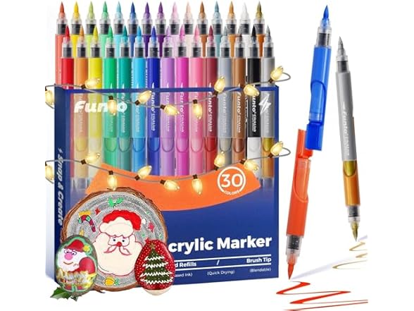 Funto ClickLink Acrylic Paint Markers