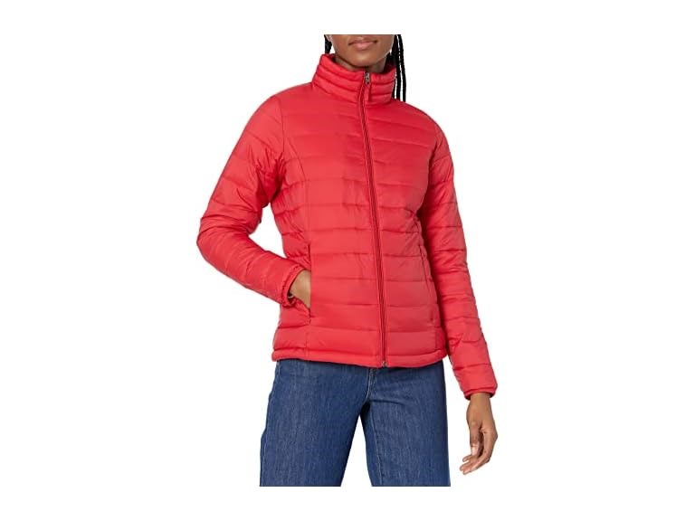 Amazon Essentials Womens Water Resistant Packable Puffer Jacket
