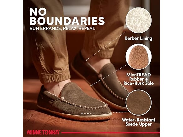 Minnetonka Men's Tilden Moccasin Suede I