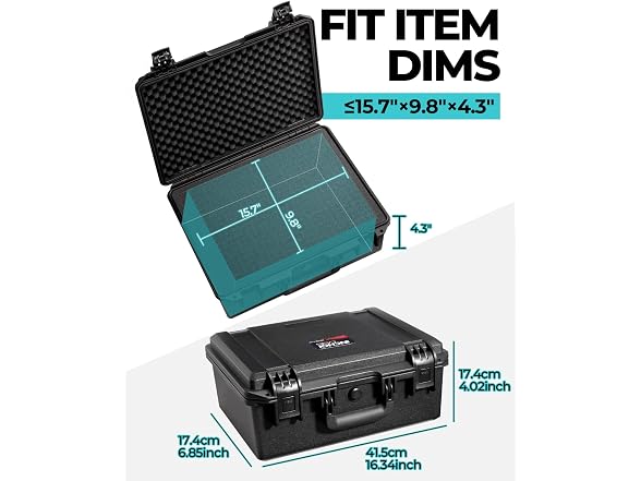 Waterproof Pistol Case 4-5 Guns