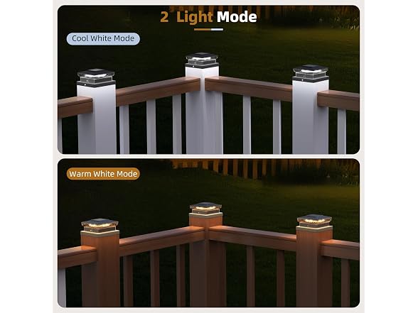 Flyingod Daul Solar Post Light 6Pk